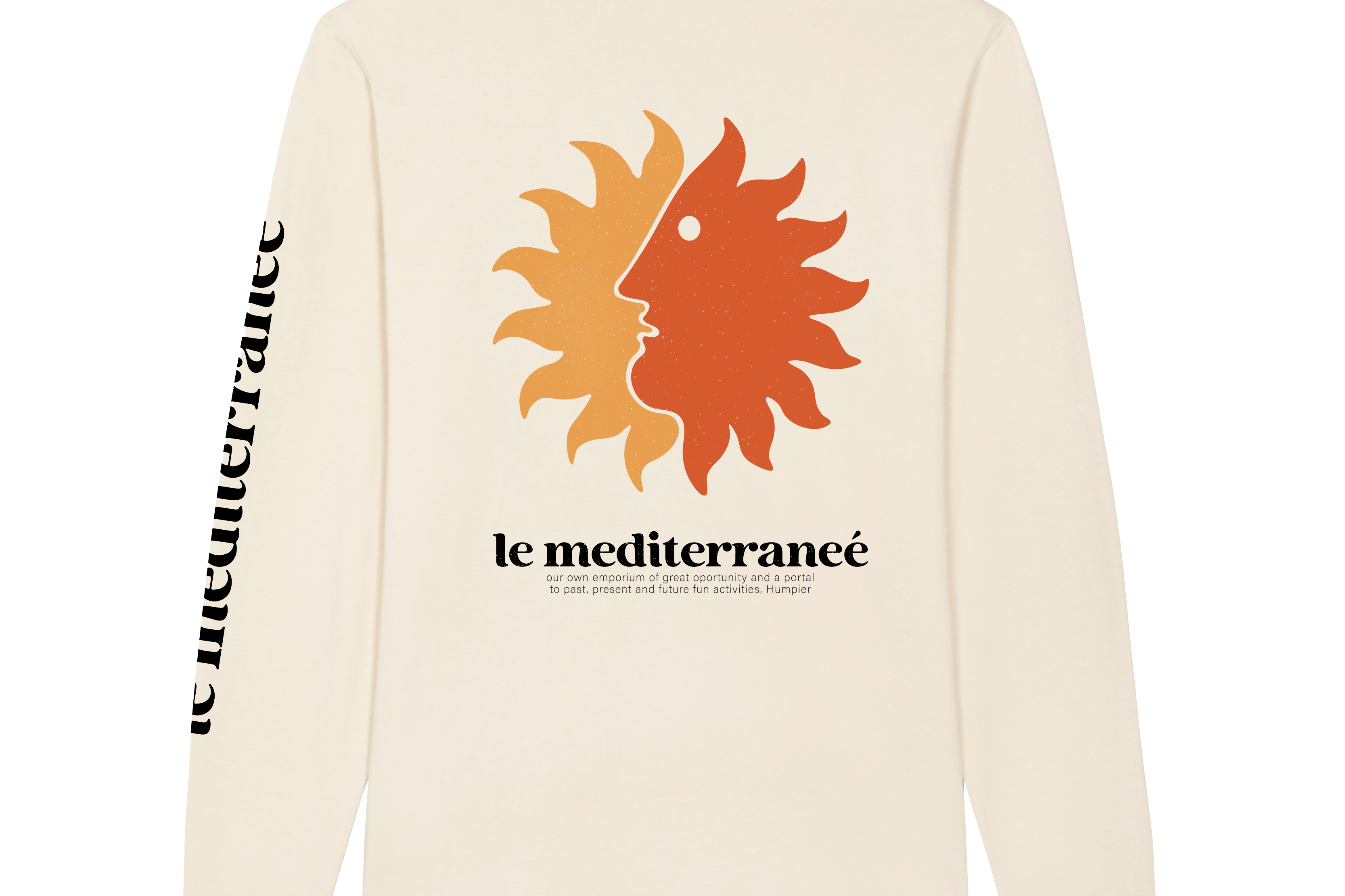 Camiseta manga larga Le Mediterraneé Humpier Beige