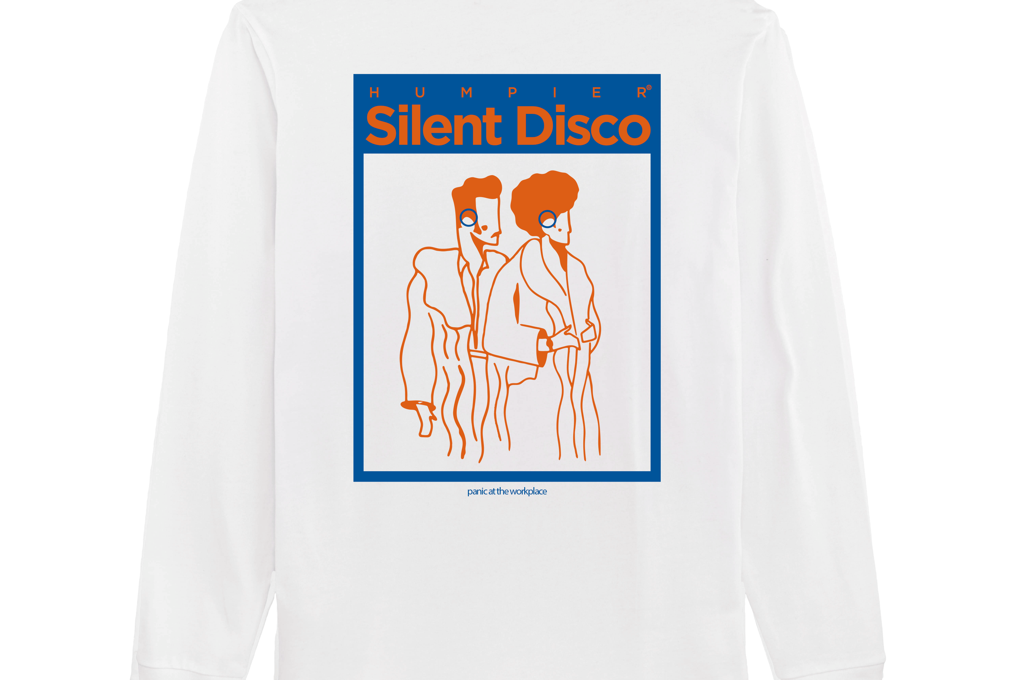 Camiseta manga larga Silent Disco Humpier blanca