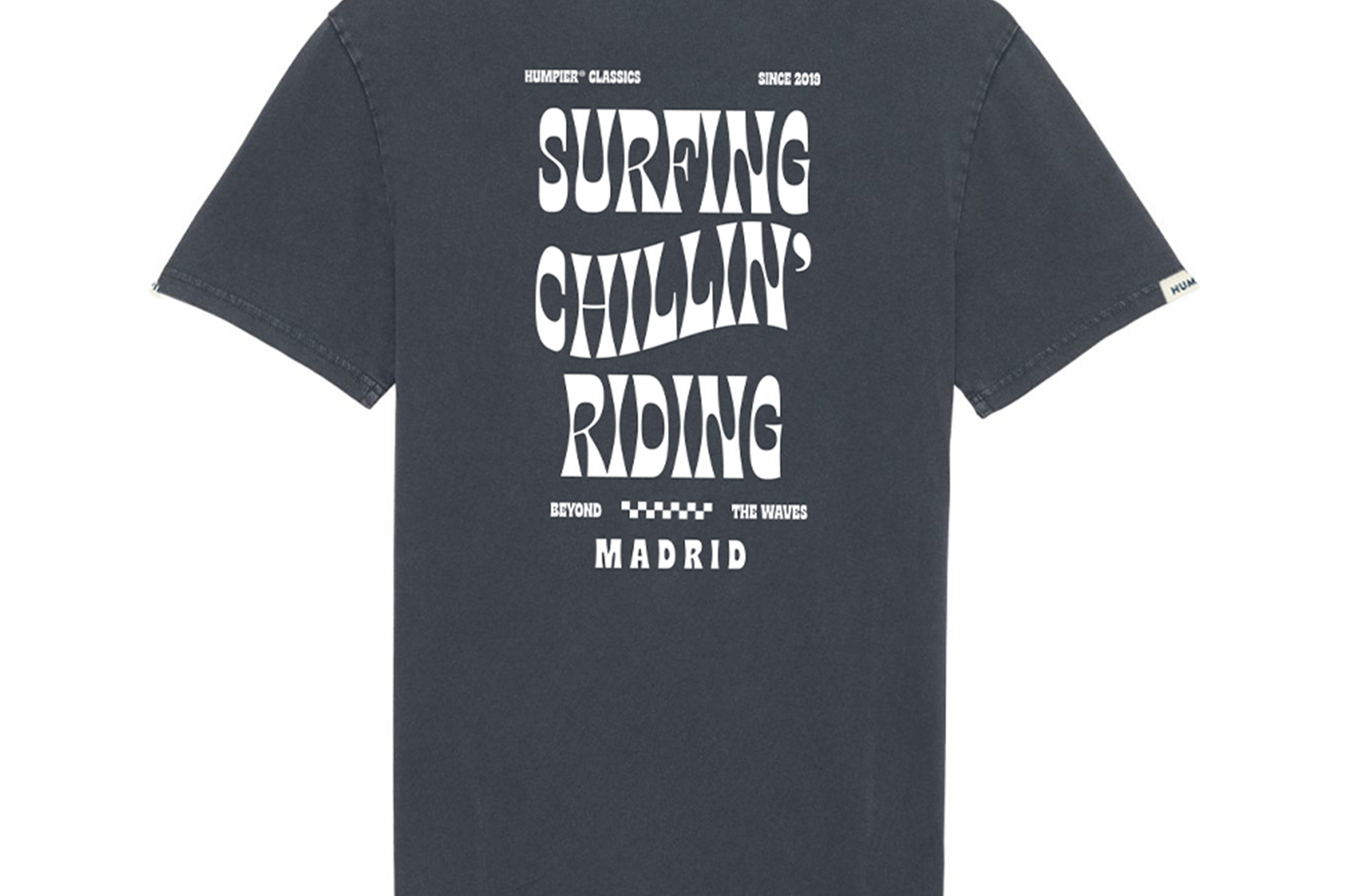 Camiseta manga corta Chilling Madrid Humpier azul