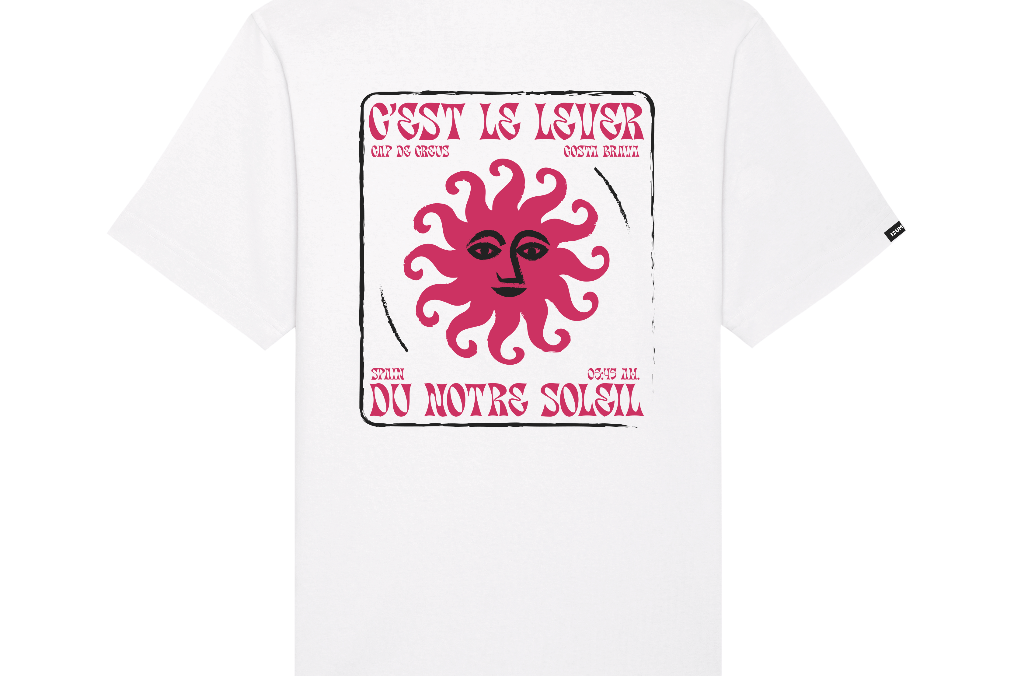 Camiseta manga corta Le Lever Humpier blanca