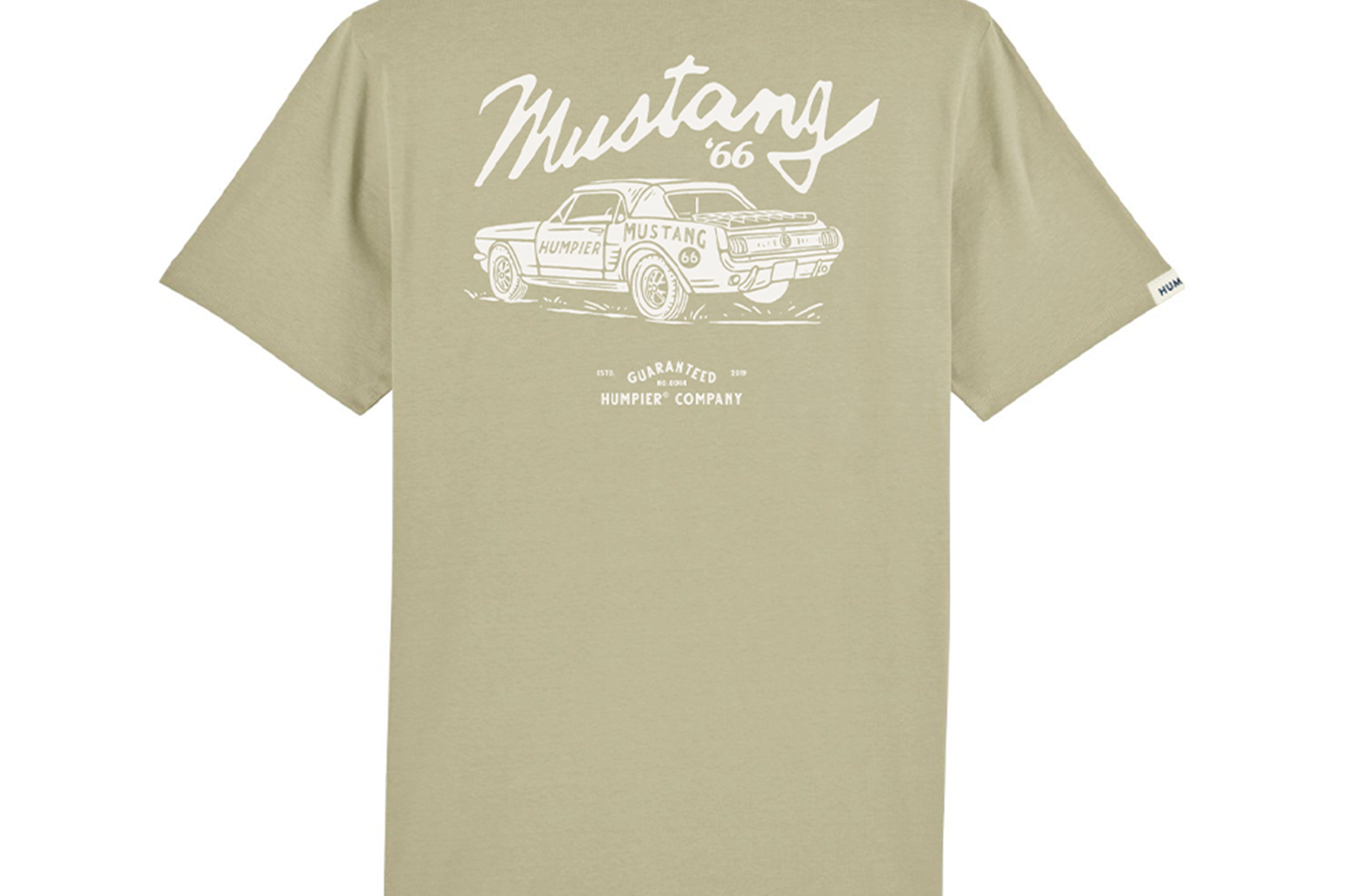 Camiseta manga corta Mustang Humpier verde