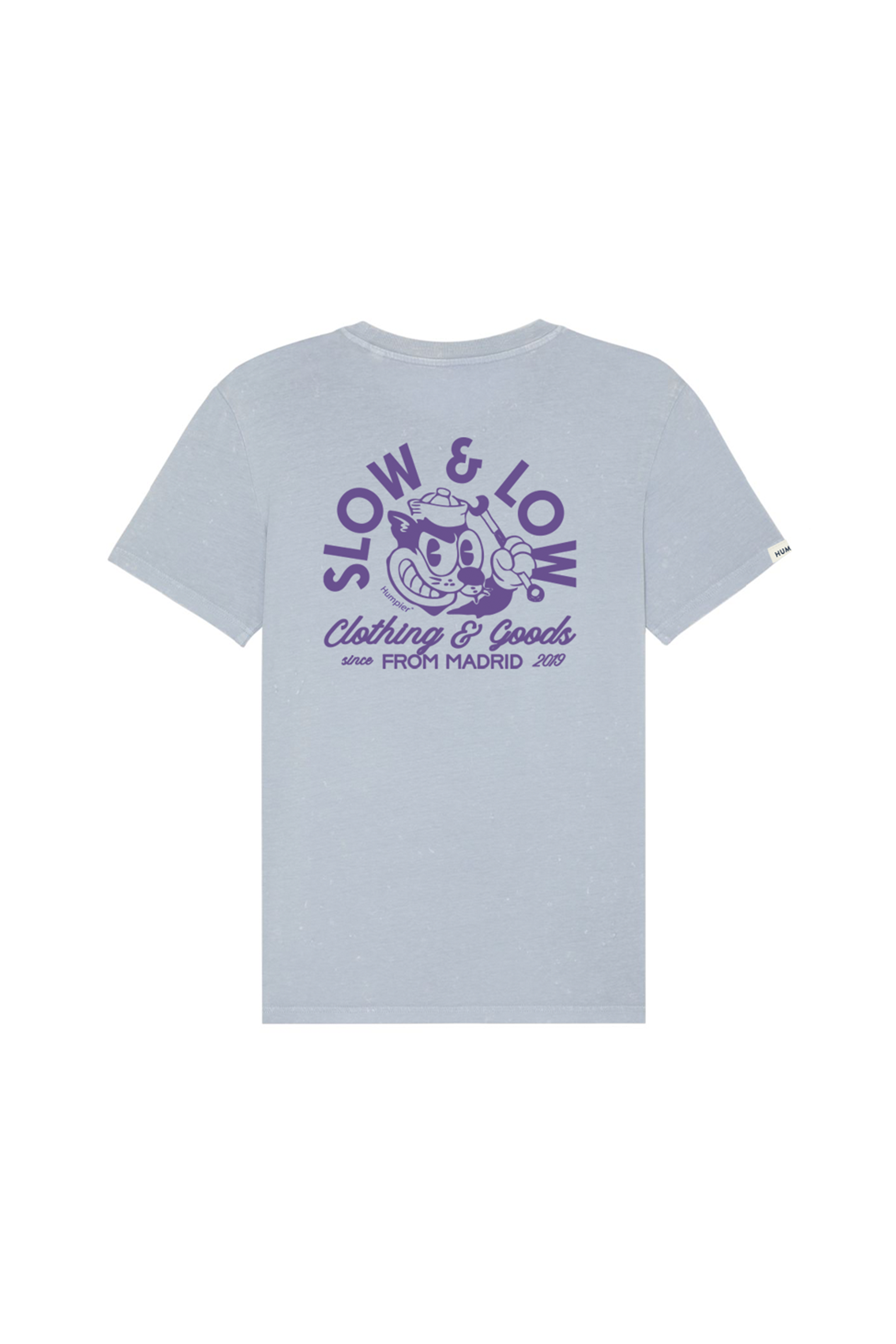 Camiseta manga corta Slow & Low Humpier azul