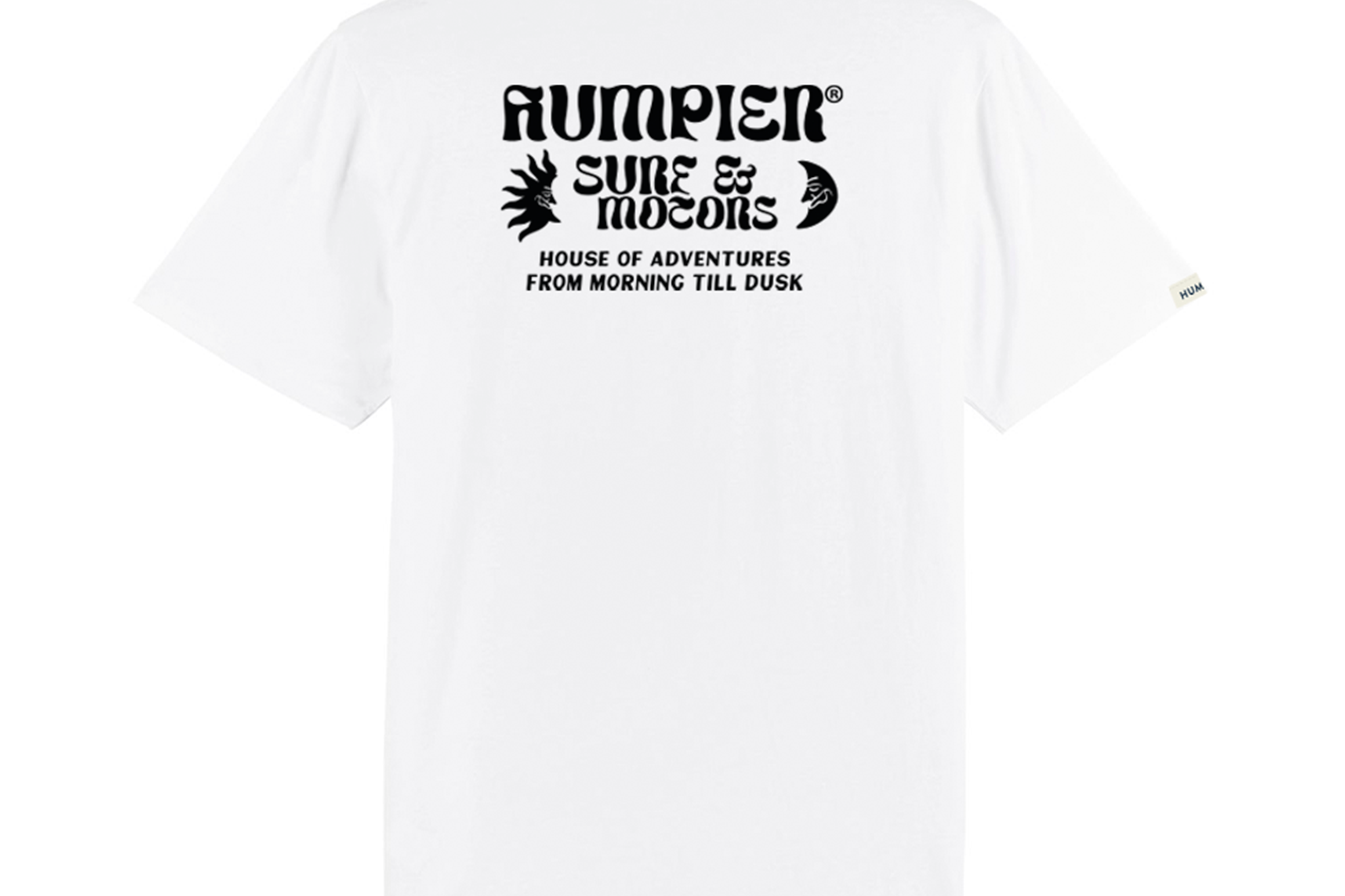 Camiseta manga corta Surf & Motors Humpier blanca