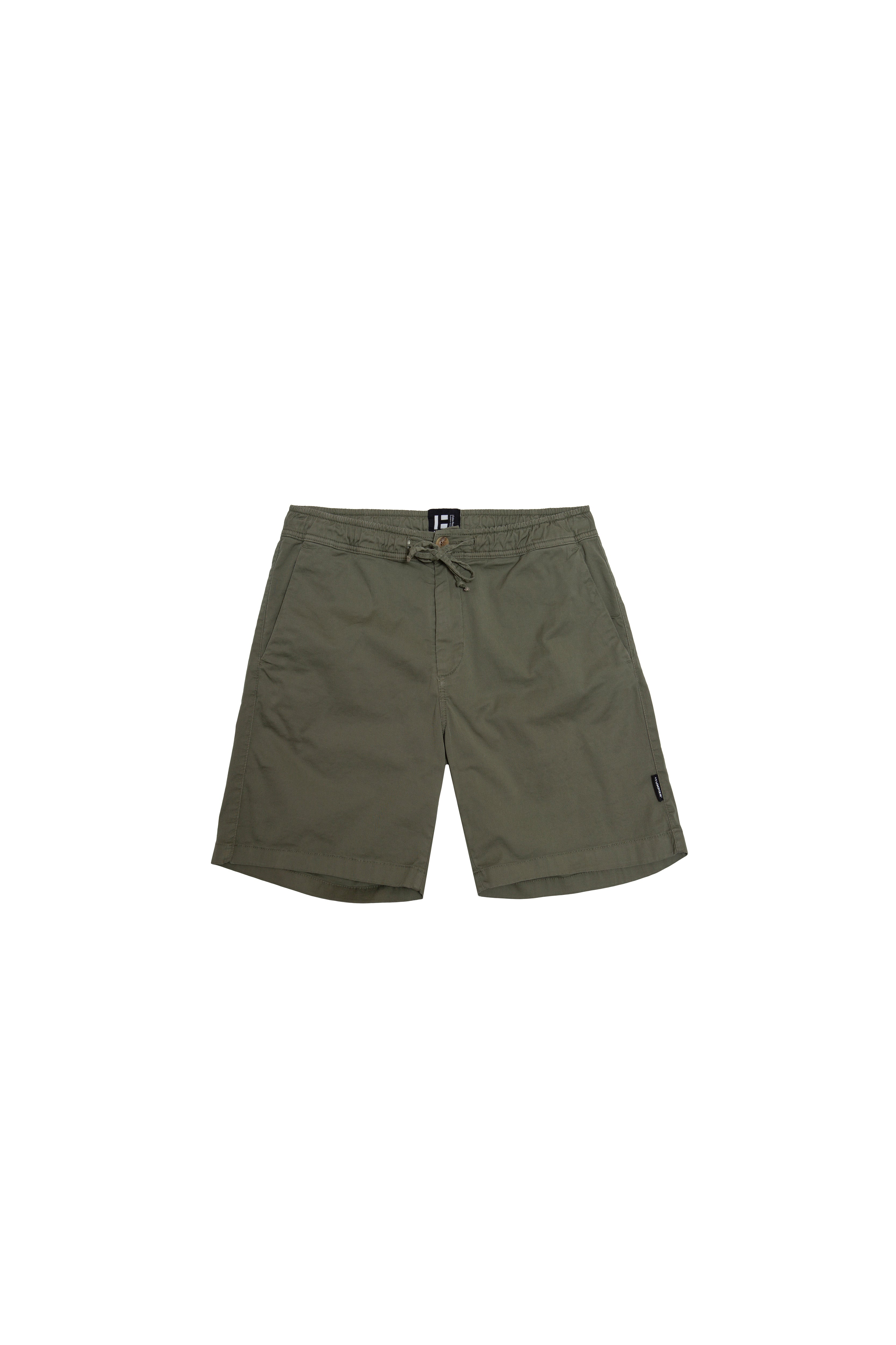 Short Relaxed Chino Kaki