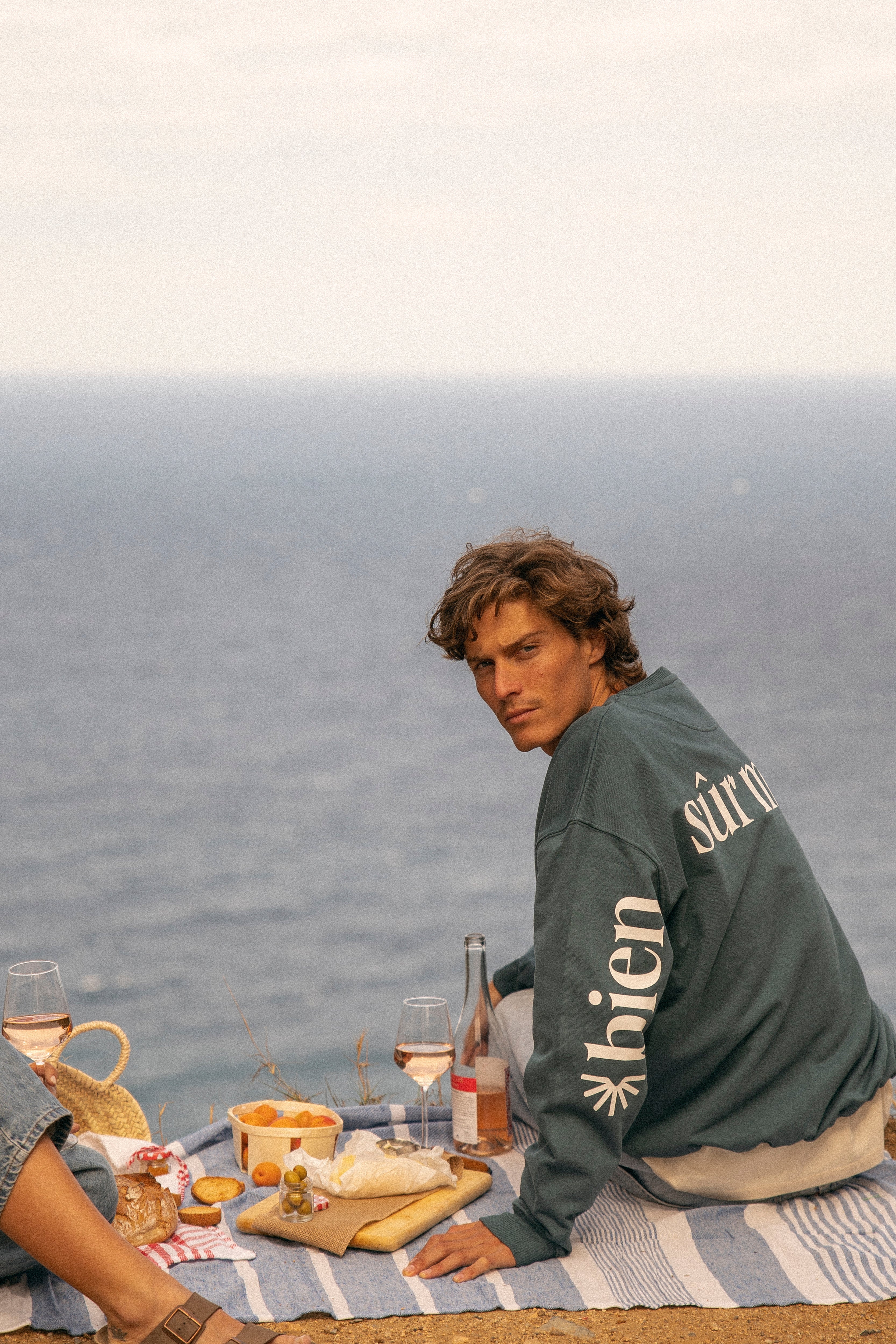 Sudadera sin capucha Crewneck Bien Sûr Humpier verde