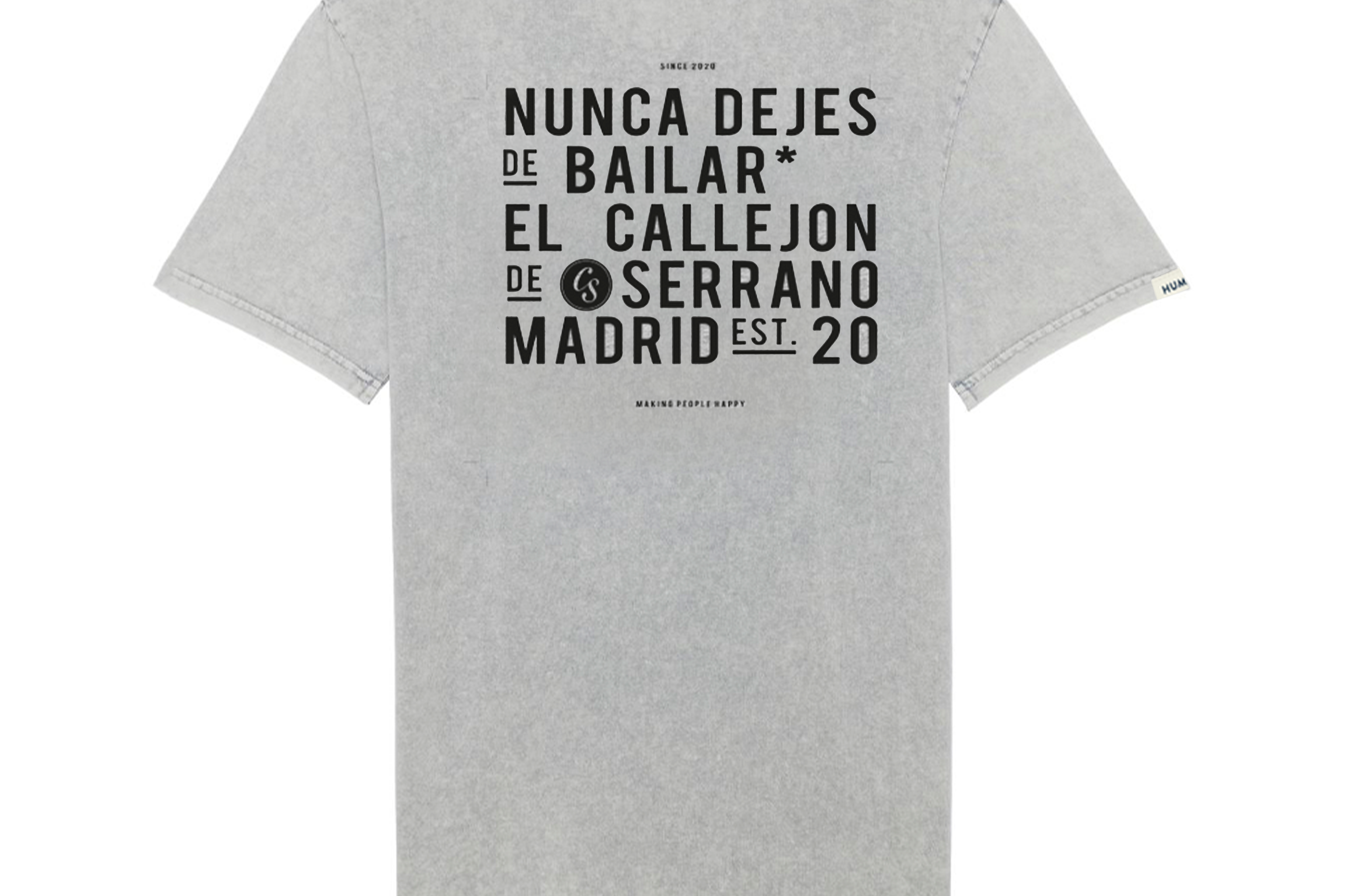 Camiseta manga corta Callejón Humpier gris