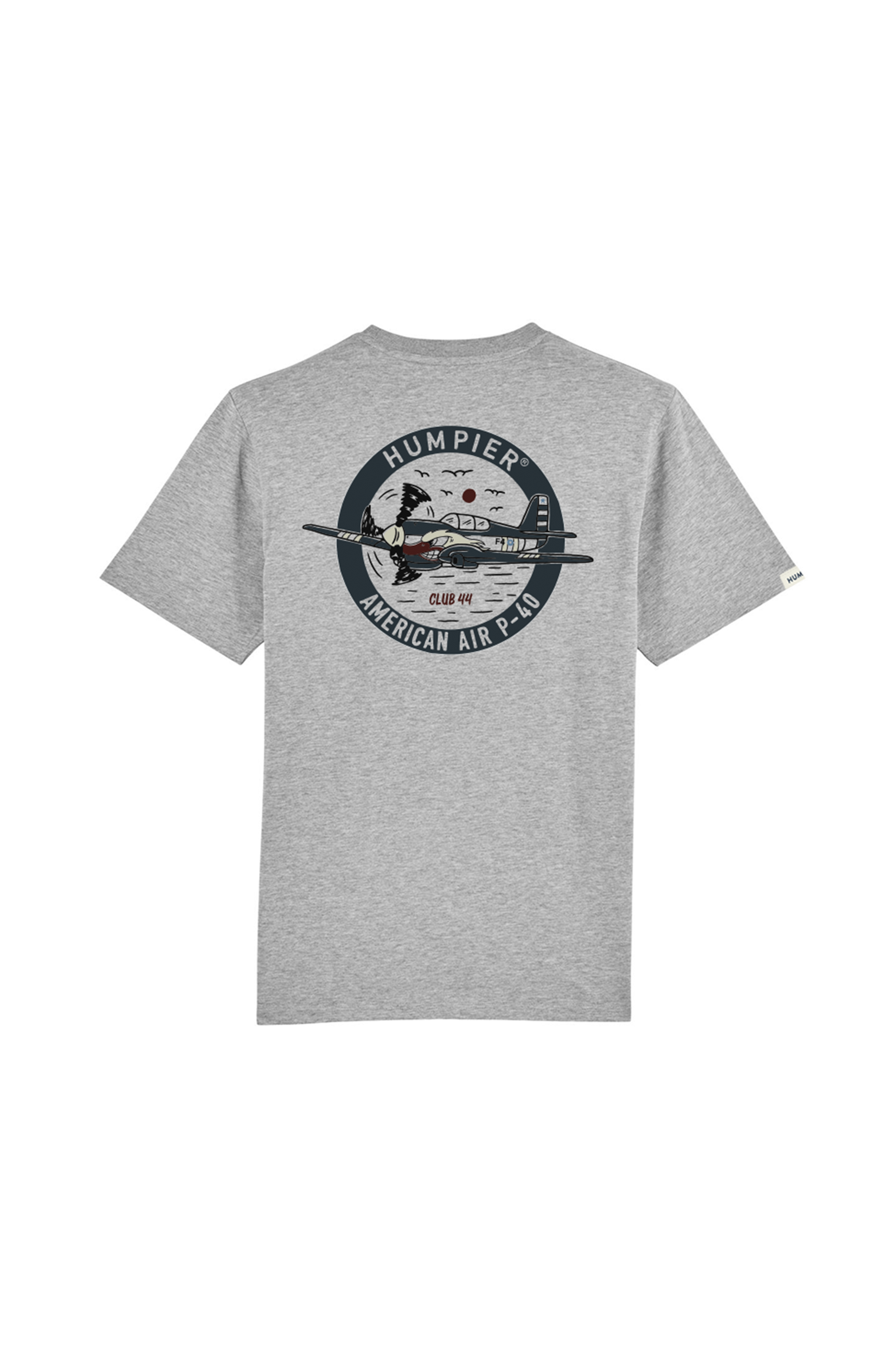 Camiseta manga corta American Riders Humpier gris