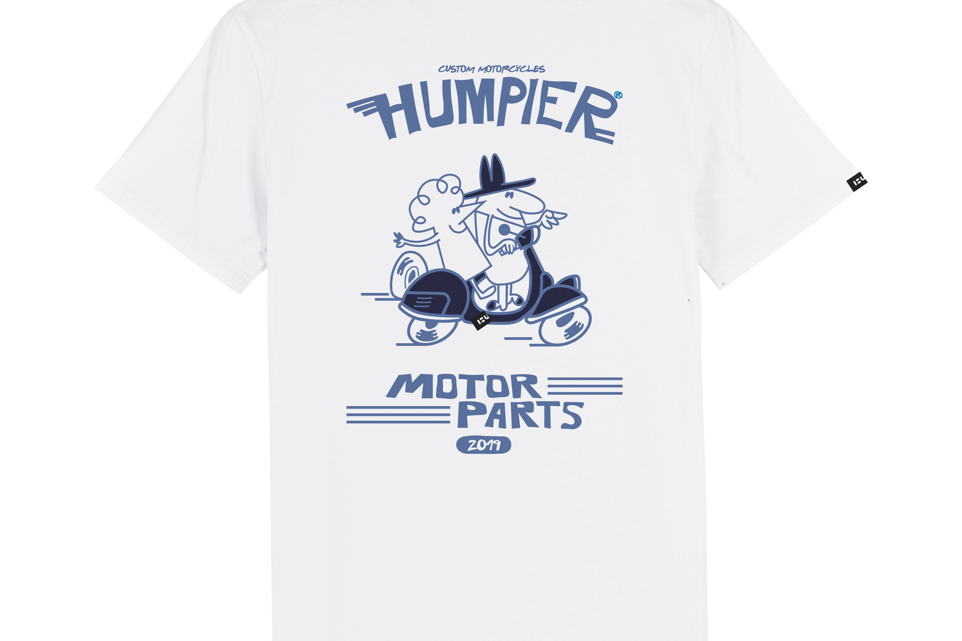 camiseta manga corta vespas humpier