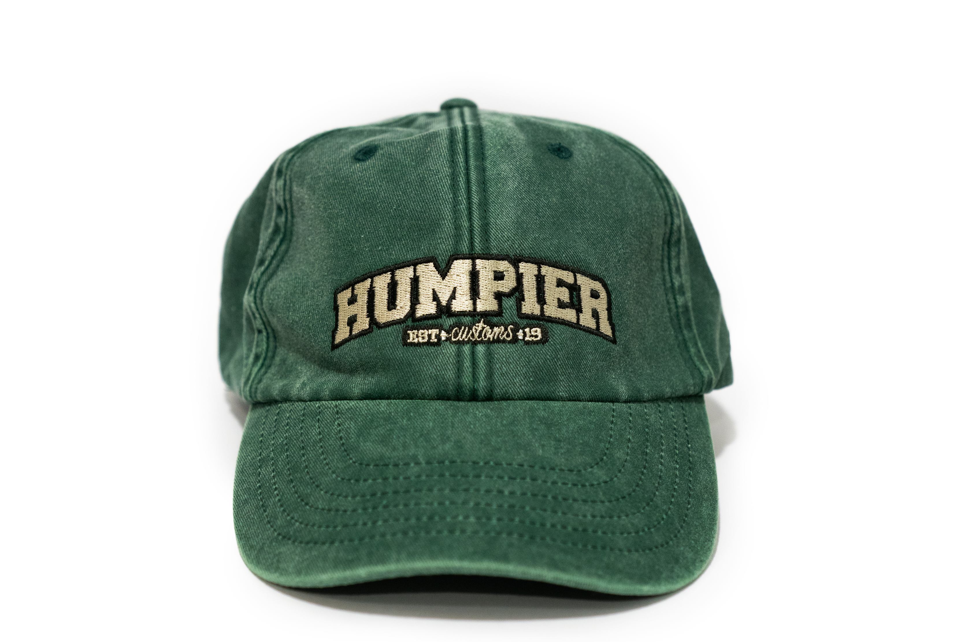 Gorra con bordado Humpier College verde