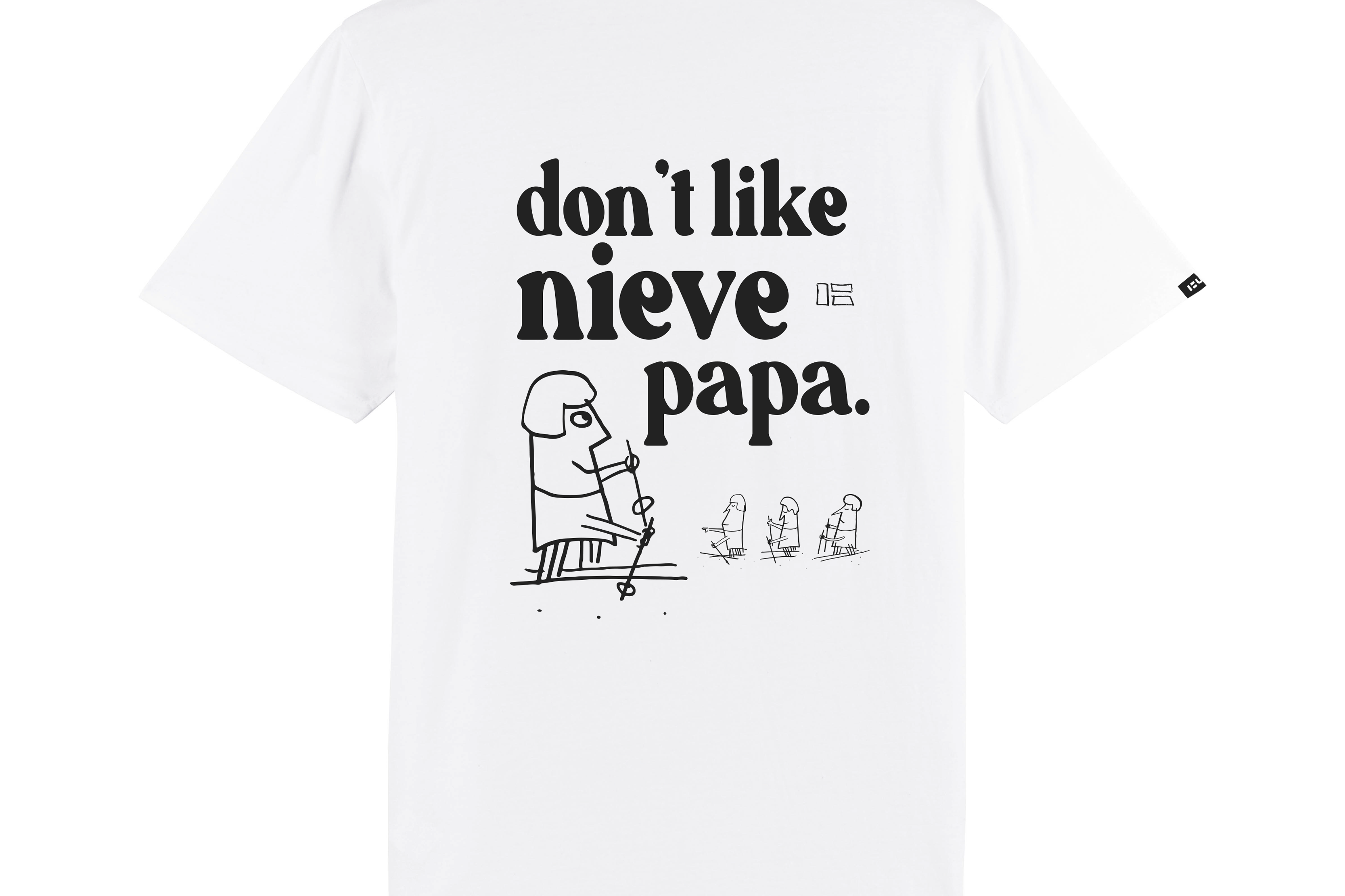 Camiseta Nieve Papa Custom Drop FW23