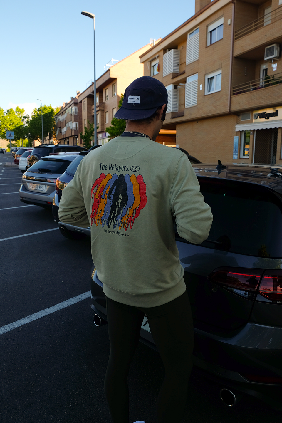 Sudadera sin capucha beige The Relayers