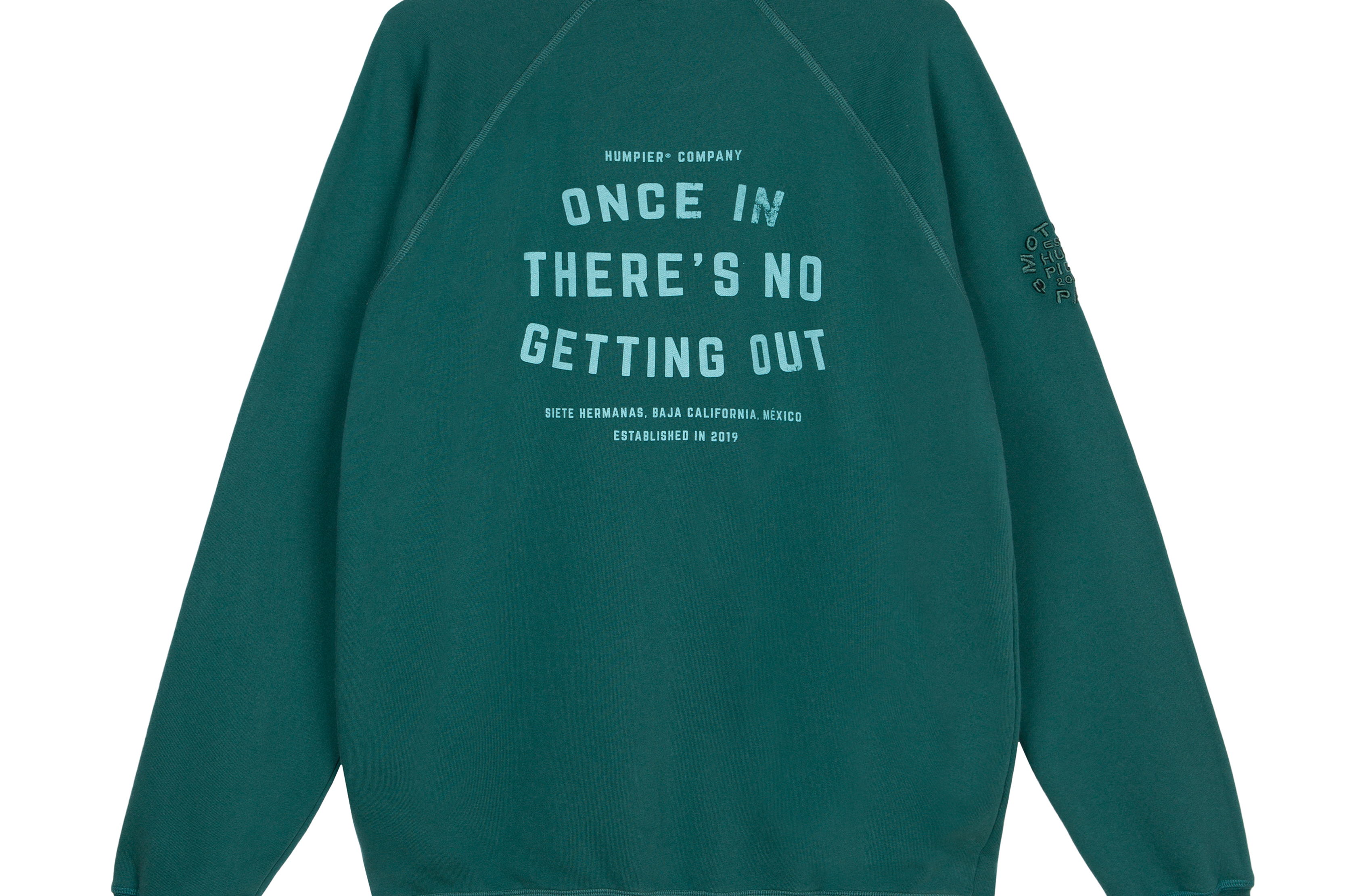 Sudadera sin capucha Crewneck Siete Hermanas Humpier verde