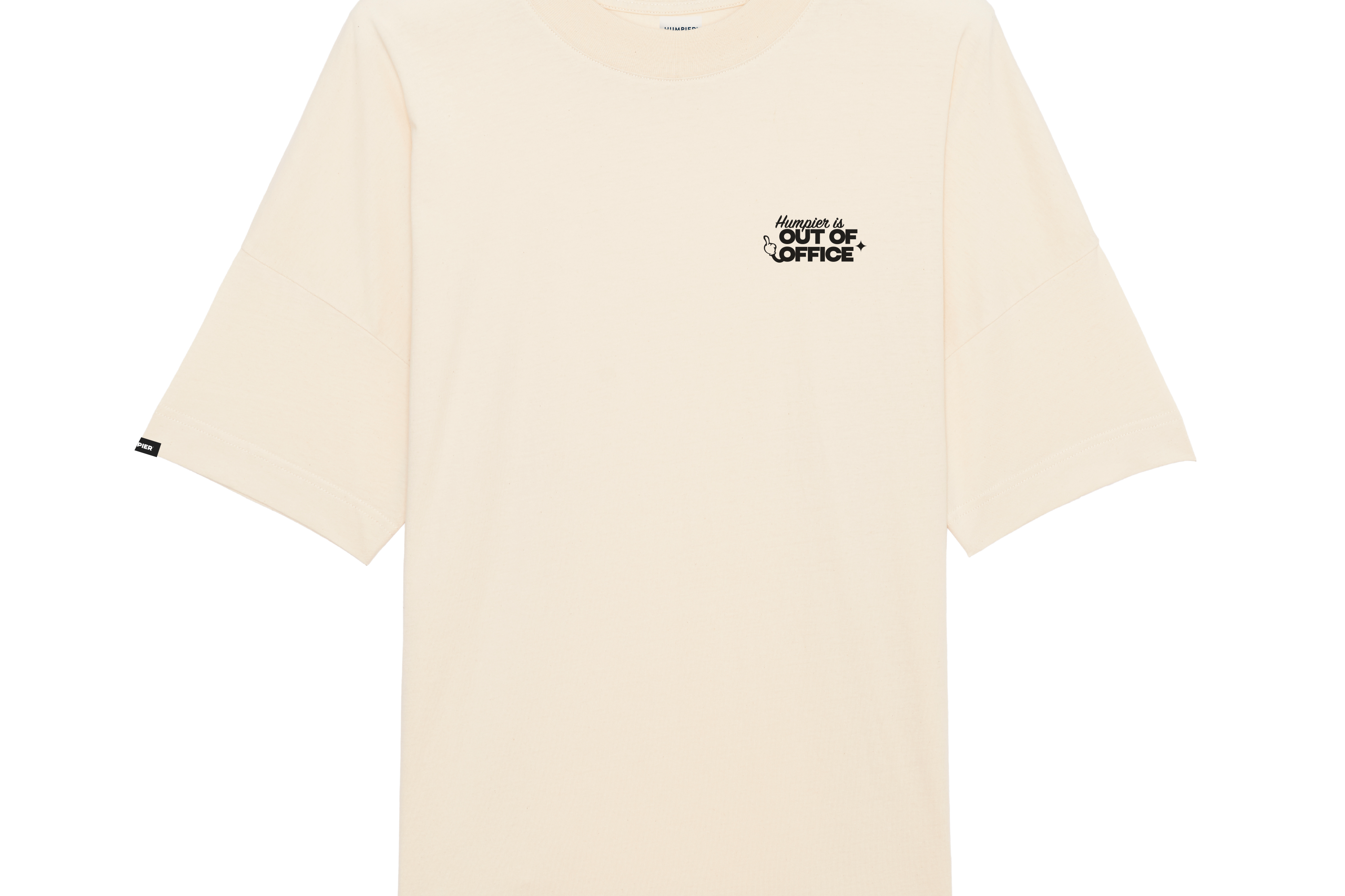 Camiseta manga corta Outta Humpier blanco crudo