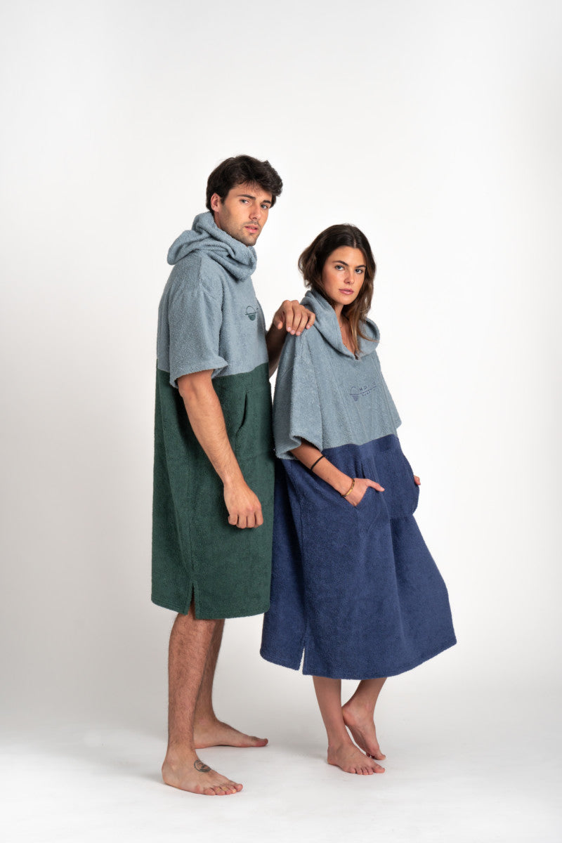 Poncho Surf Sunset Humpier azul