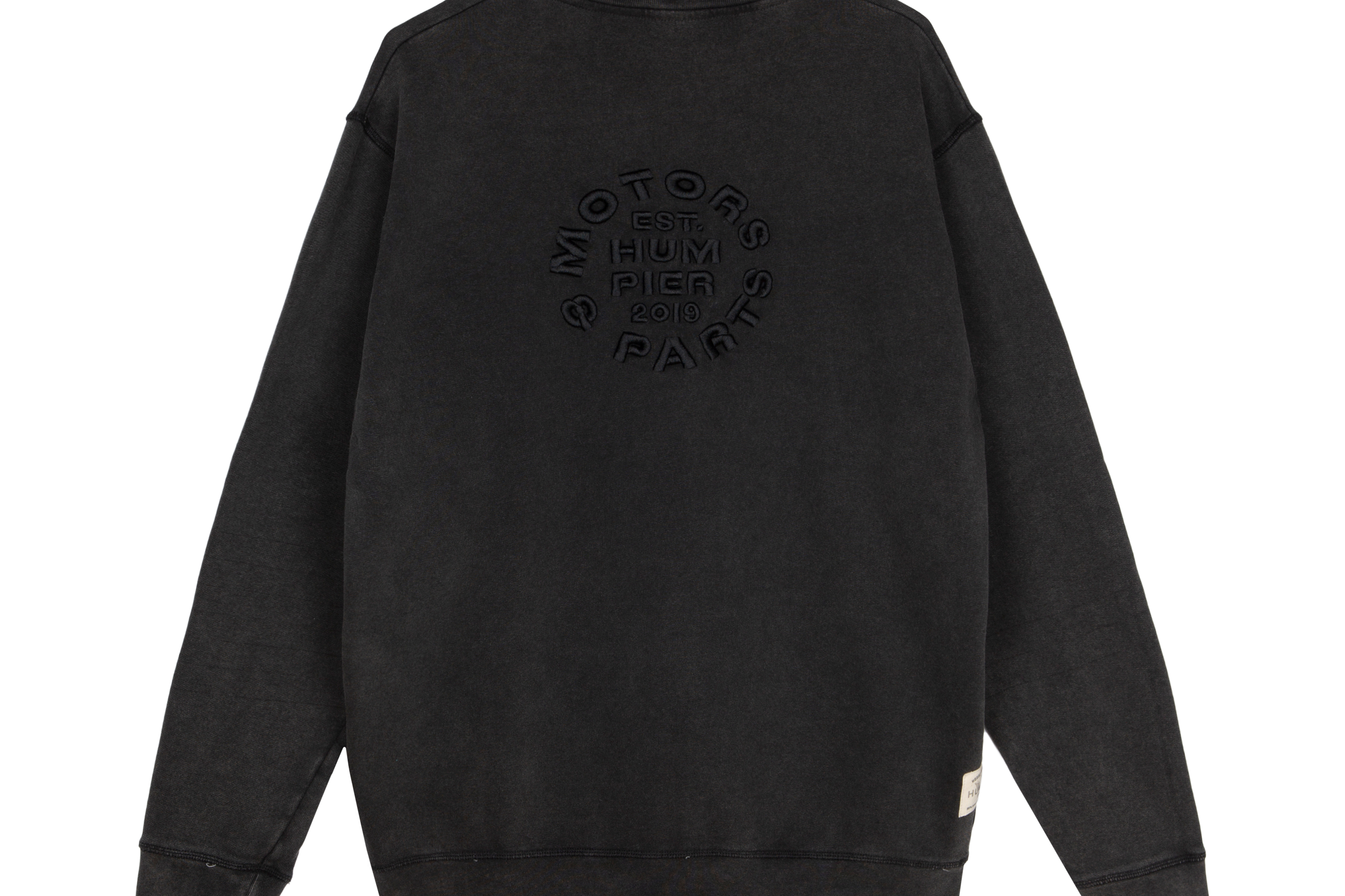 Sudadera sin capucha Crewneck Gentleman's Ride Humpier negra