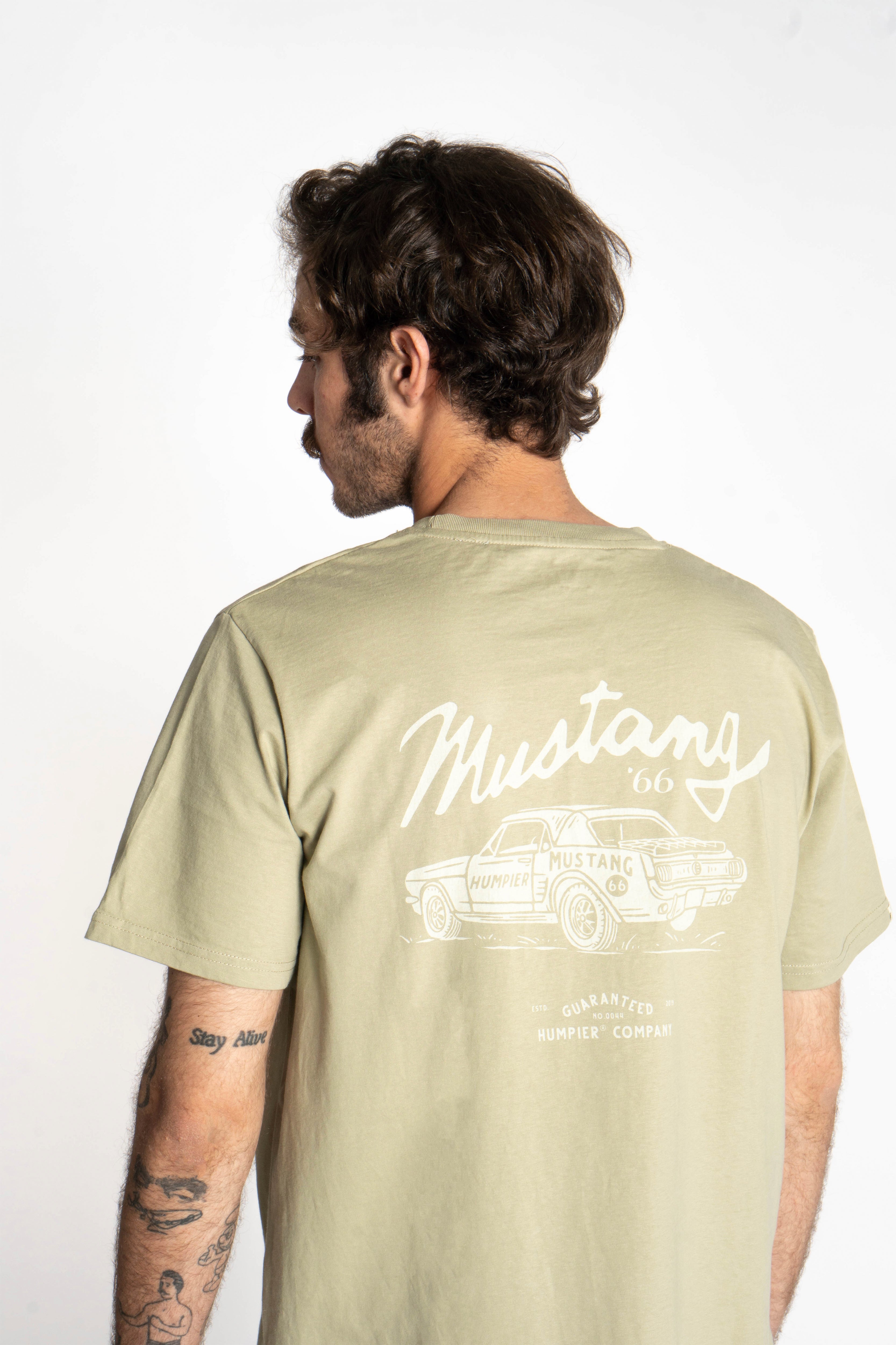 Camiseta manga corta Mustang Humpier verde