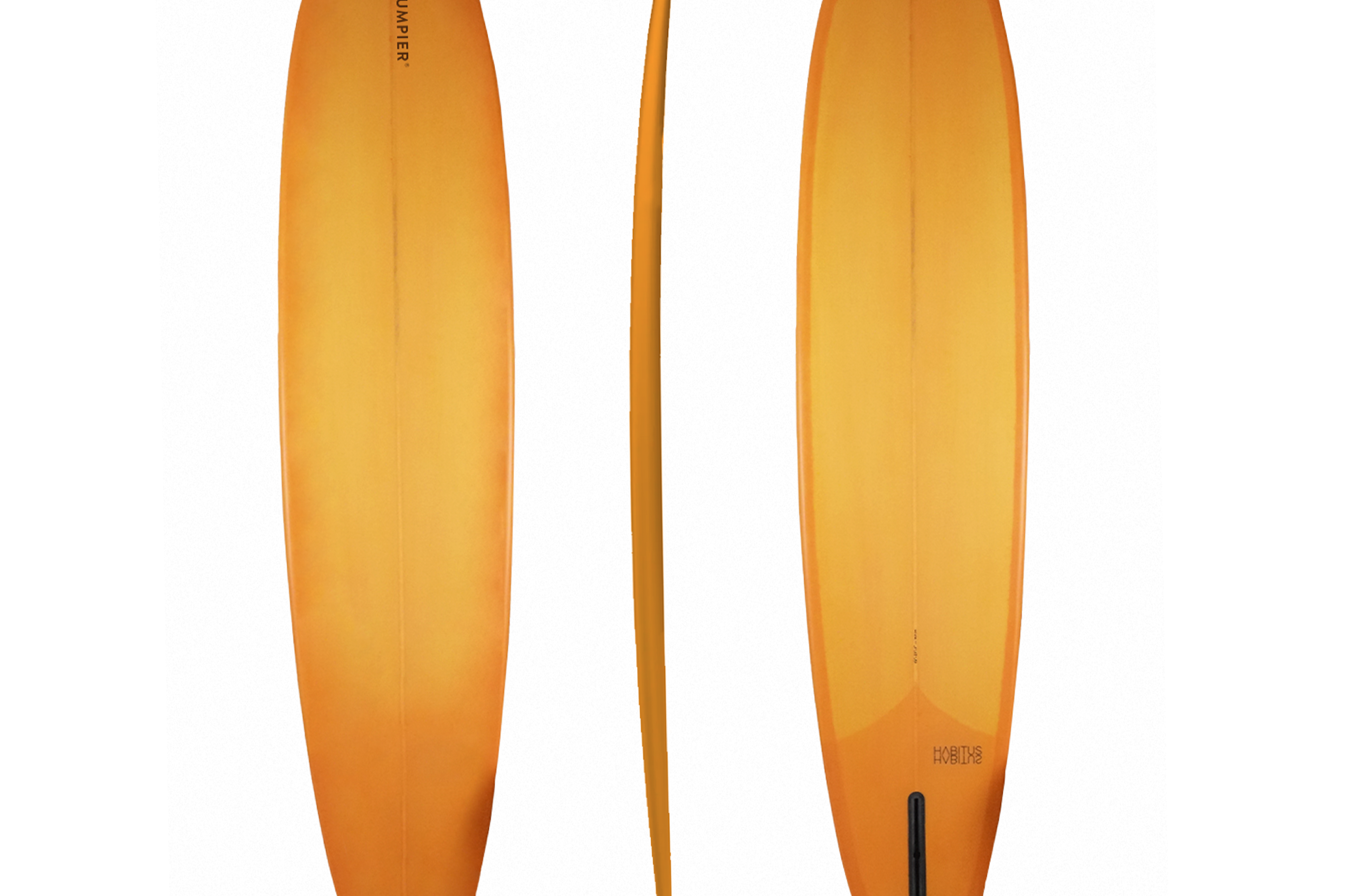Tabla de surf longboard El Patrón Humpier naranja