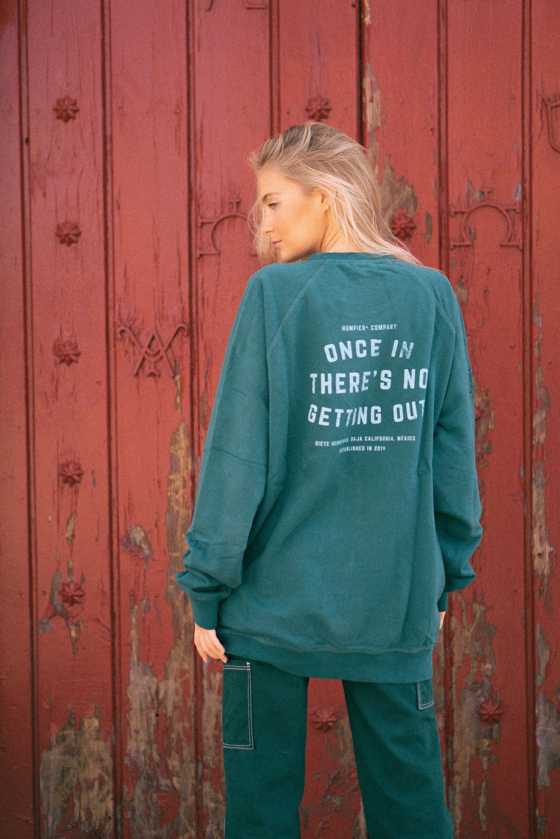 Sudadera sin capucha Crewneck Siete Hermanas Humpier verde